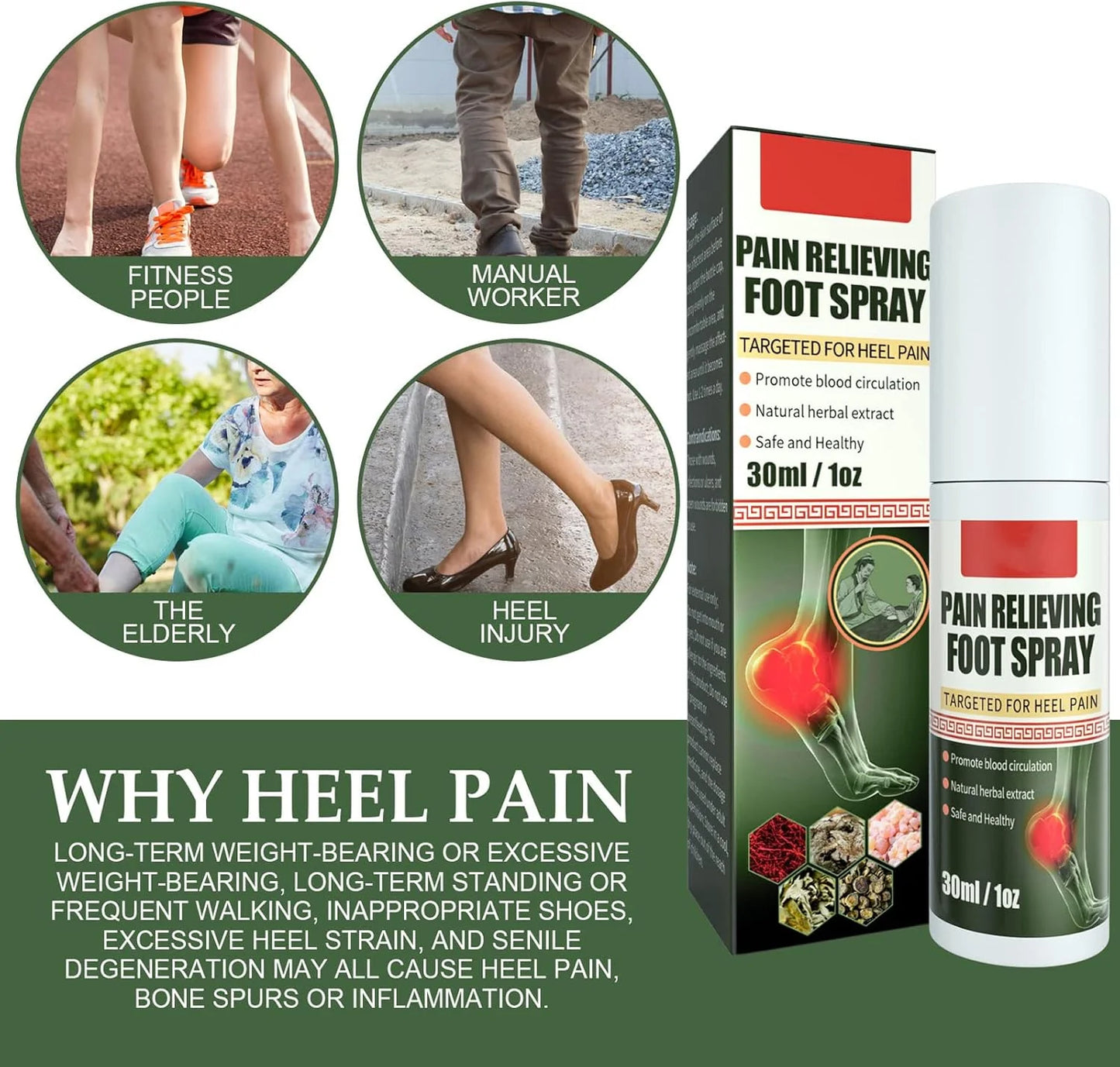 ReliefSpray™ Foot & Joint Pain Relieving - (Buy 1 Get 1 Free)