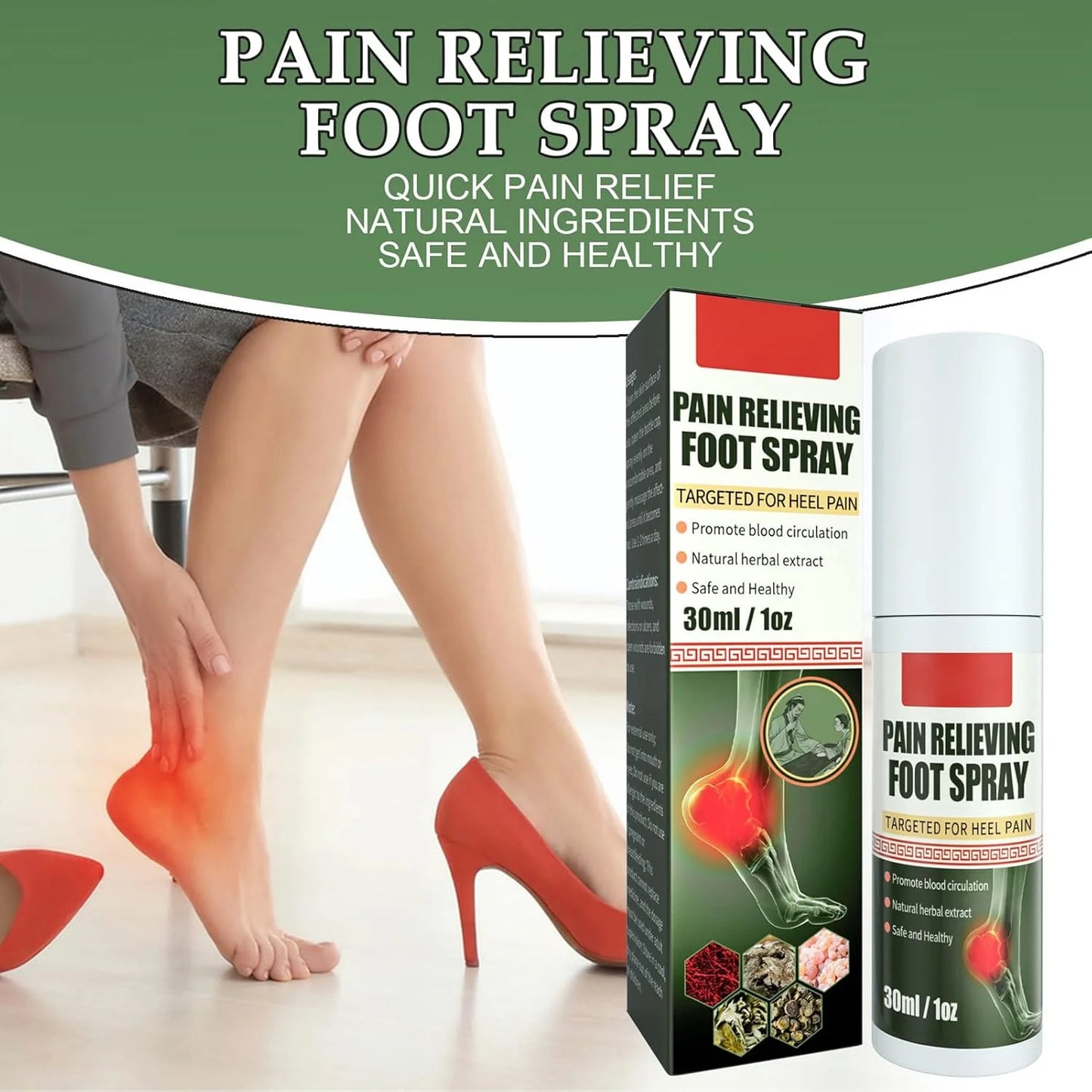 ReliefSpray™ Foot & Joint Pain Relieving - (Buy 1 Get 1 Free)
